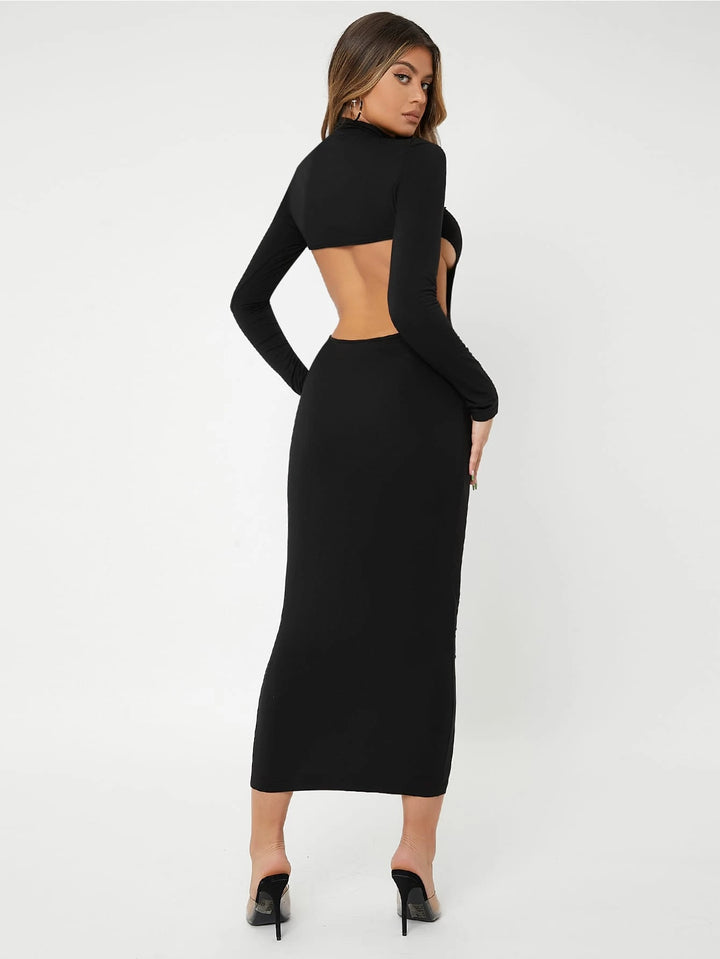 Rochie midi SHEIN, negru
