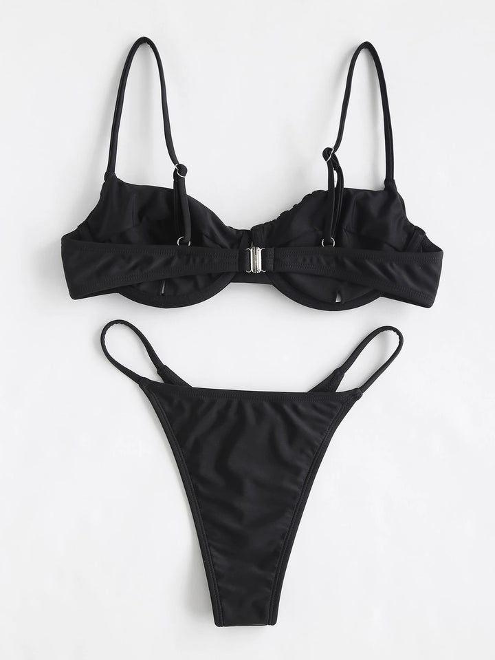 Costum de baie SHEIN, negru