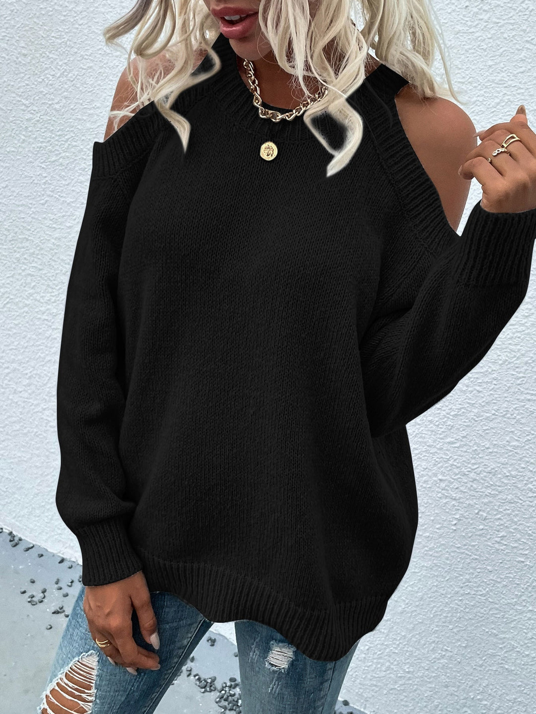Pulover SHEIN, negru