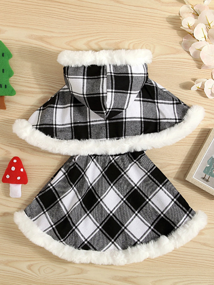 Set rochie și poncho SHEIN, mix culori