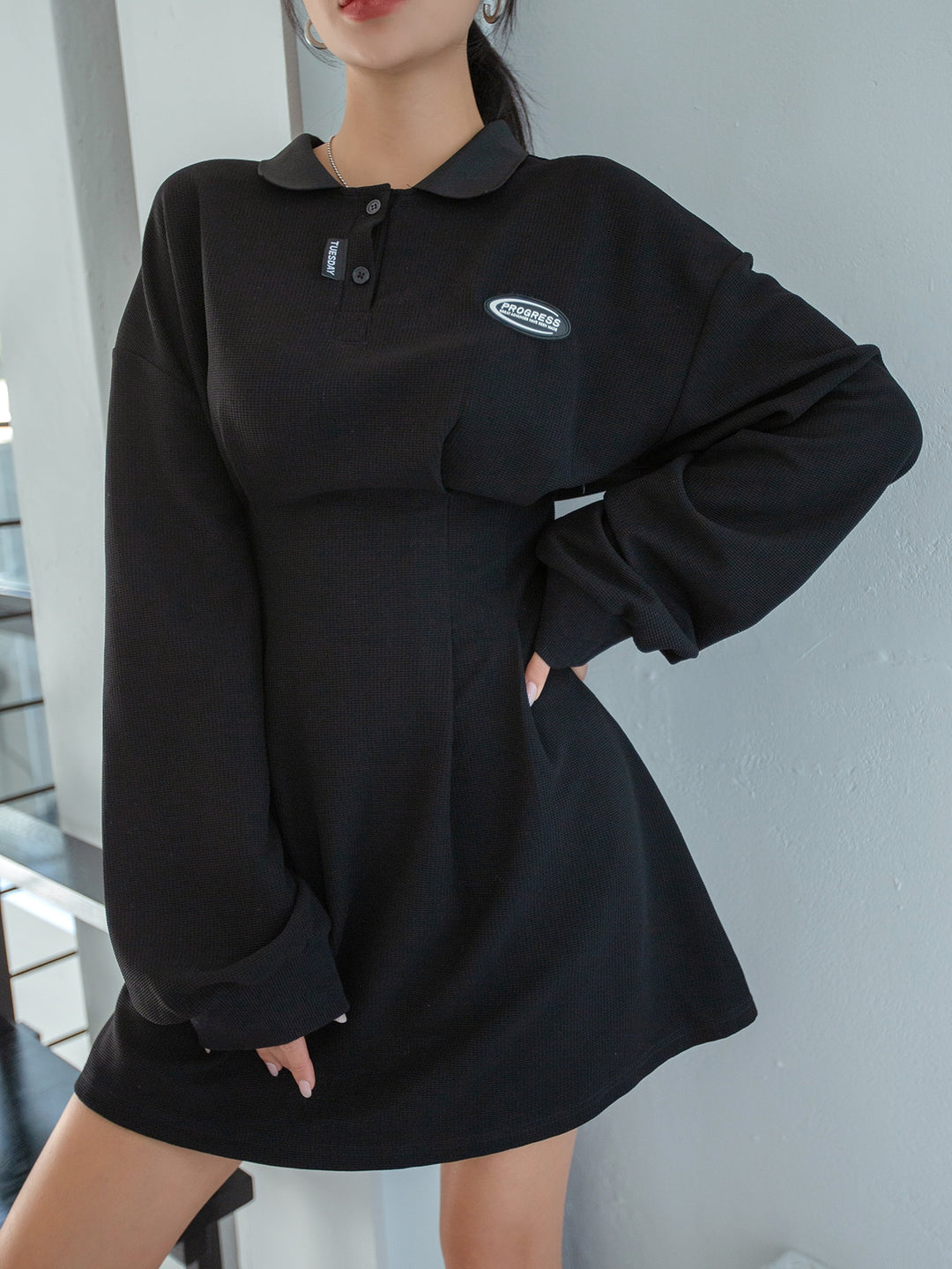 Rochie scurtă SHEIN, negru