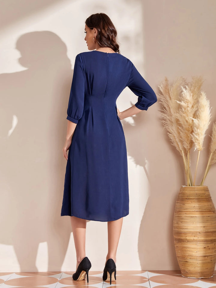 Rochie midi SHEIN, albastru