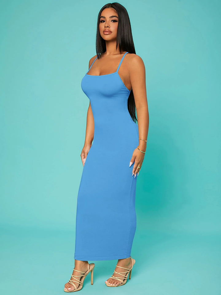 Rochie maxi SHEIN, albastru