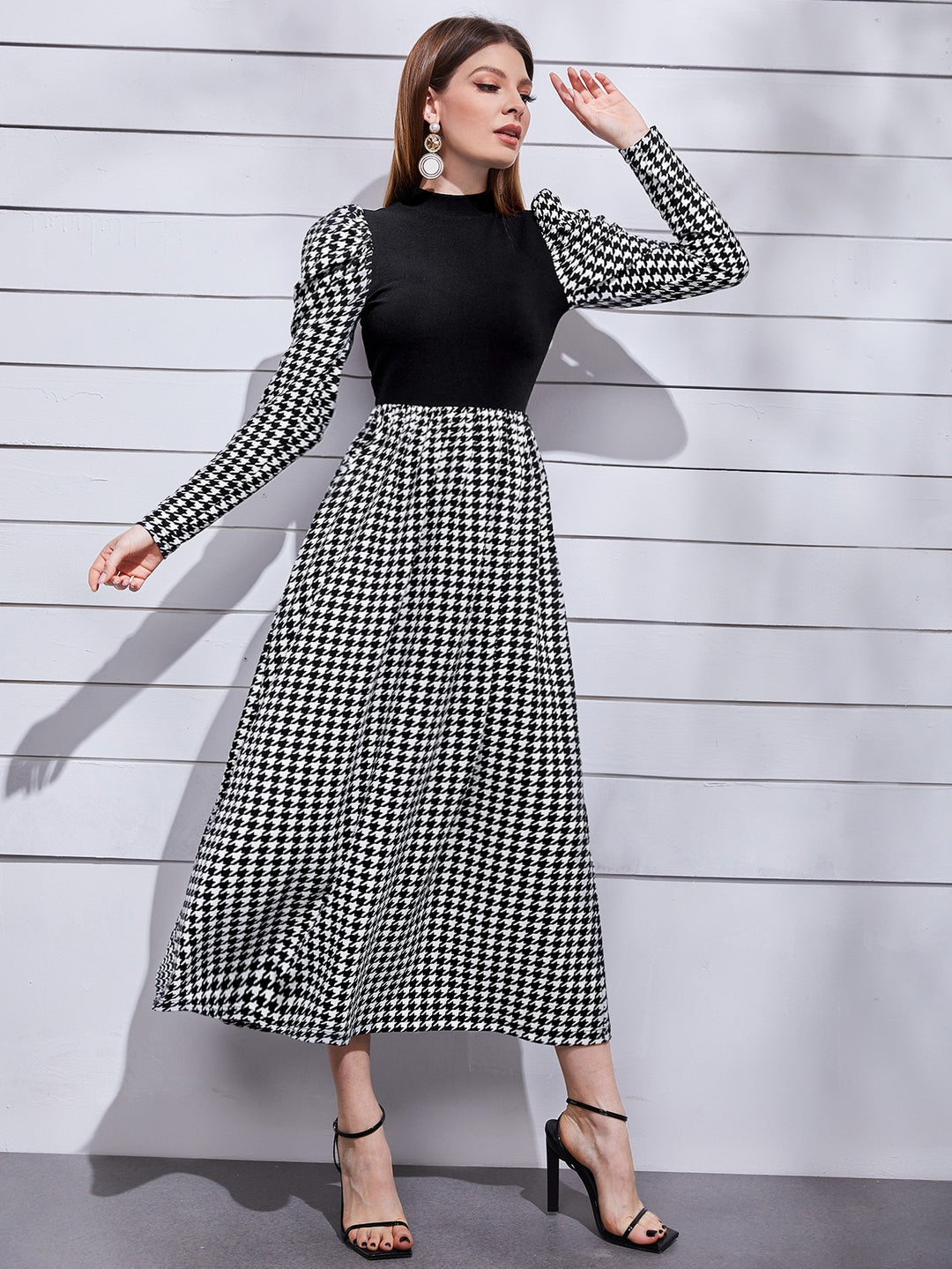Rochie midi SHEIN, mix culori