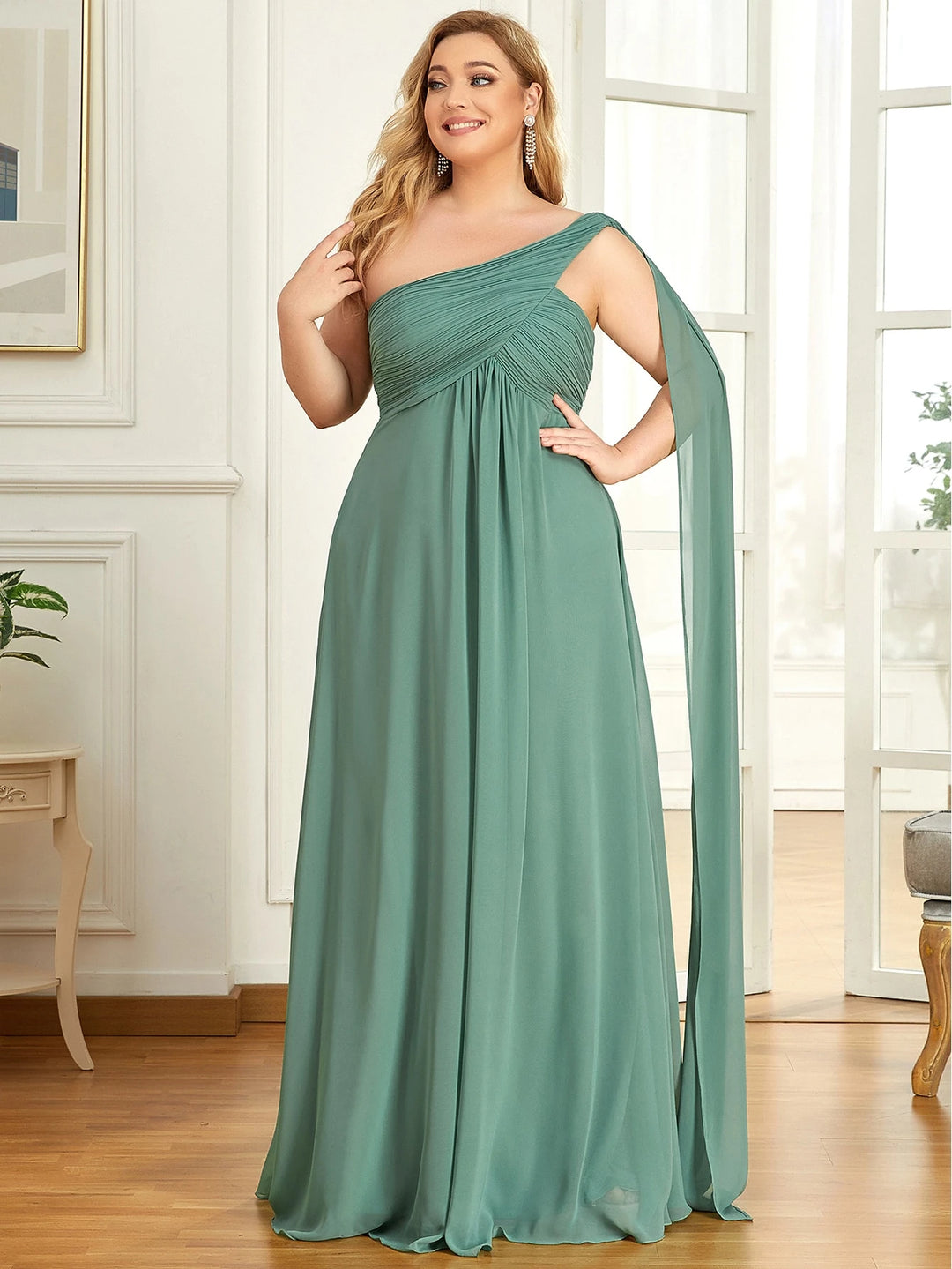 Rochie maxi SHEIN, verde