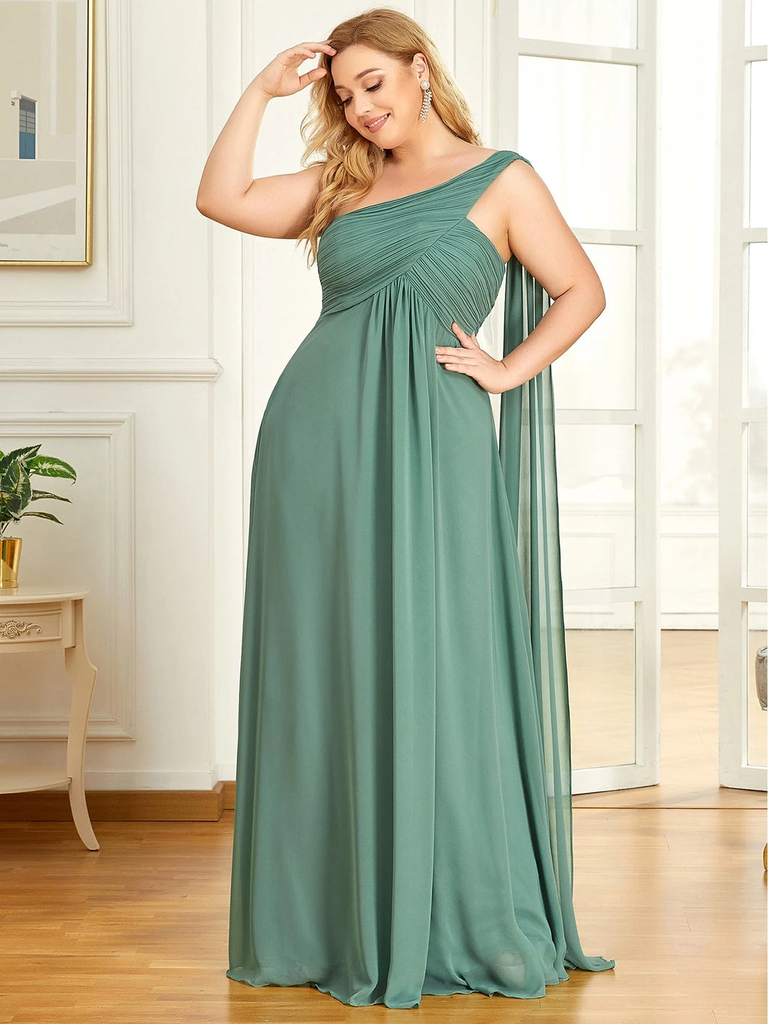 Rochie maxi SHEIN, verde