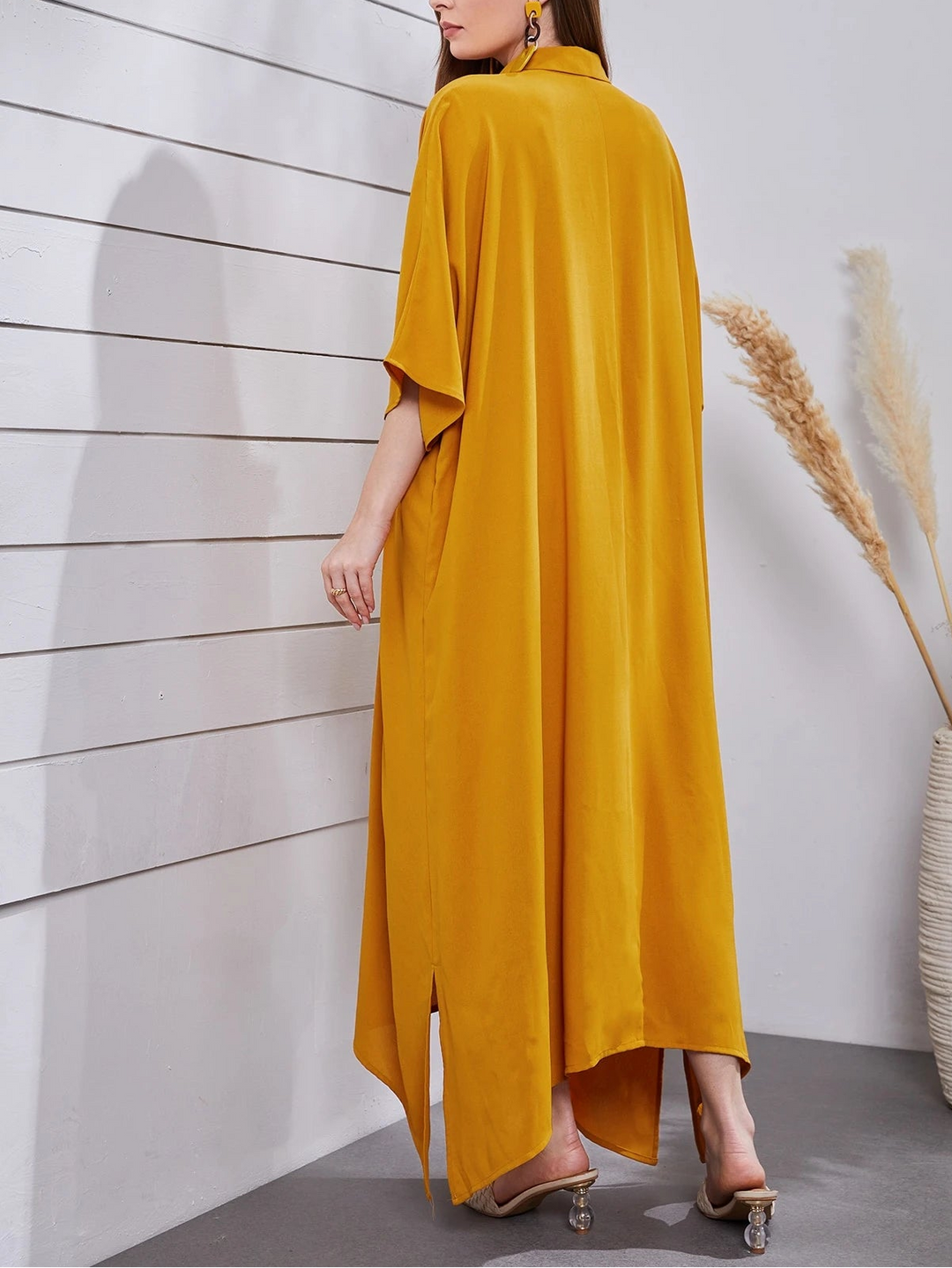 Rochie maxi SHEIN, galben