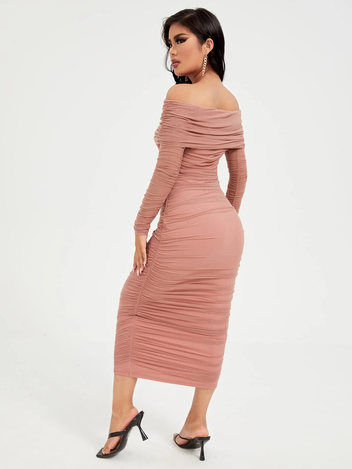 Rochie maxi SHEIN, roz