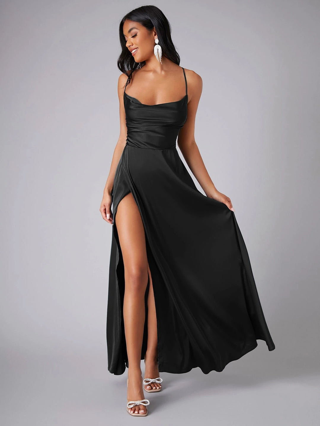 Rochie maxi SHEIN, negru