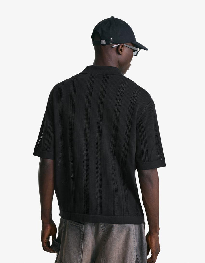 Tricou BERSHKA, negru