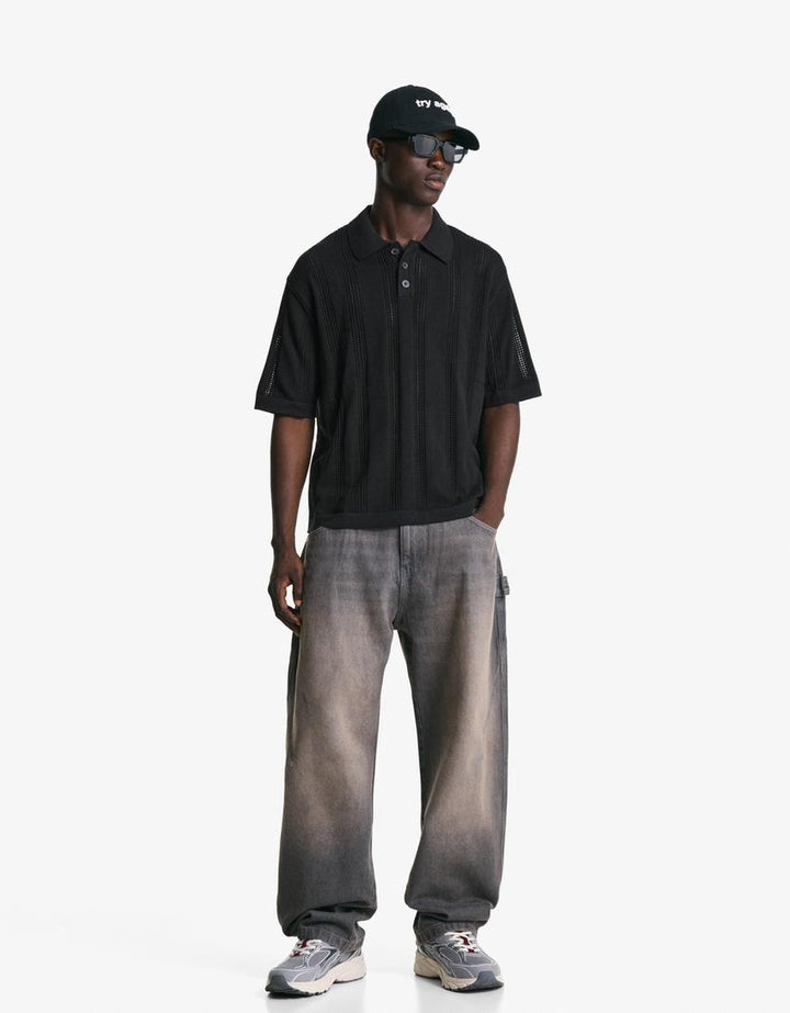 Tricou BERSHKA, negru