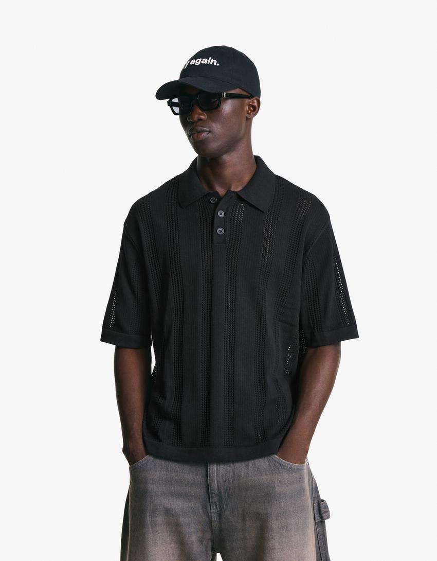 Tricou BERSHKA, negru