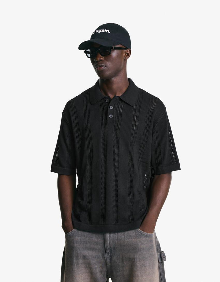Tricou BERSHKA, negru