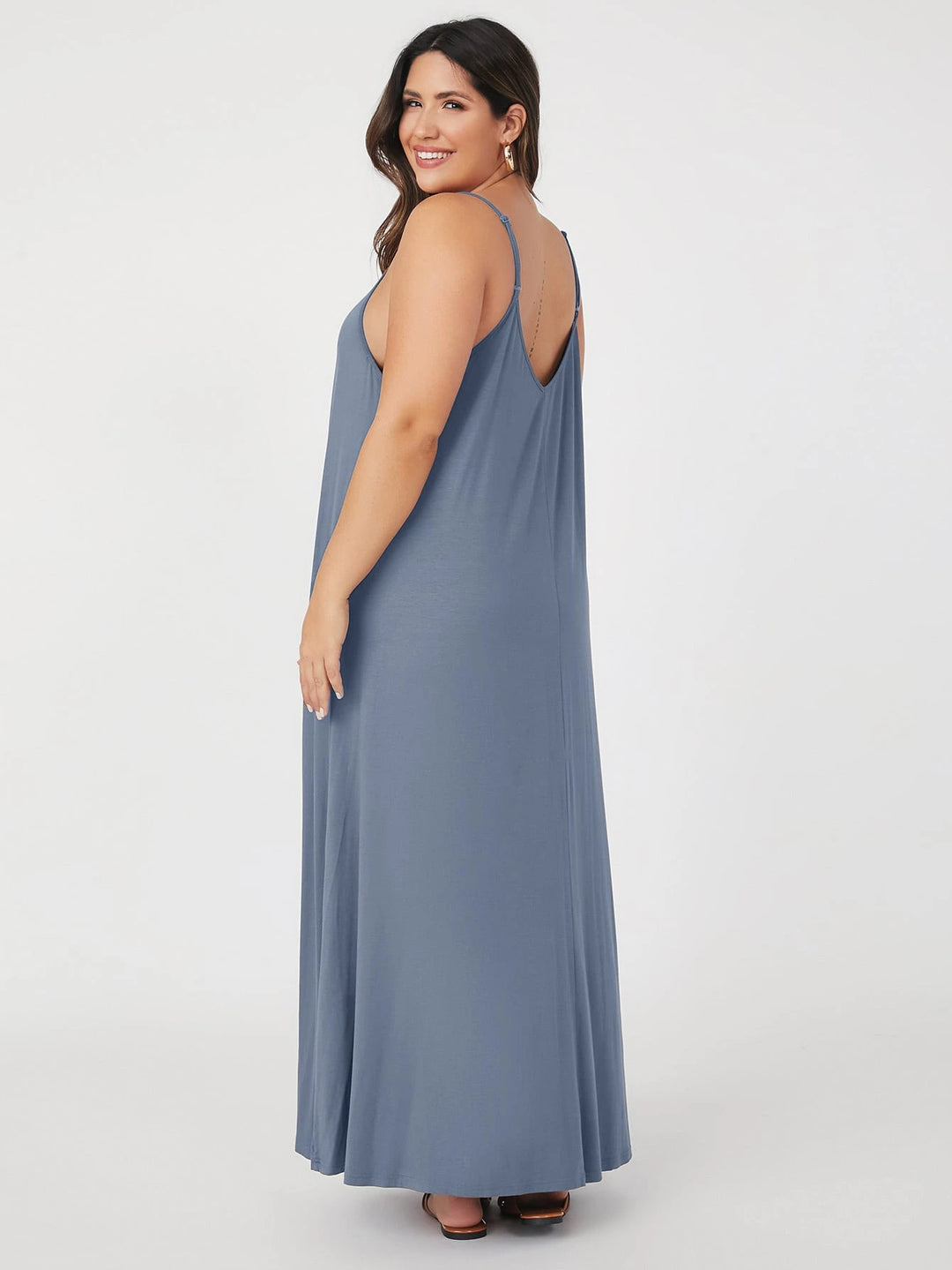 Rochie maxi SHEIN, albastru