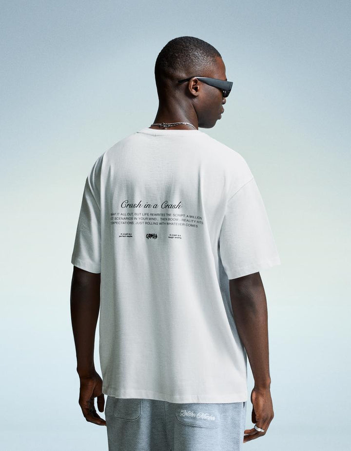 Tricou BERSHKA, alb