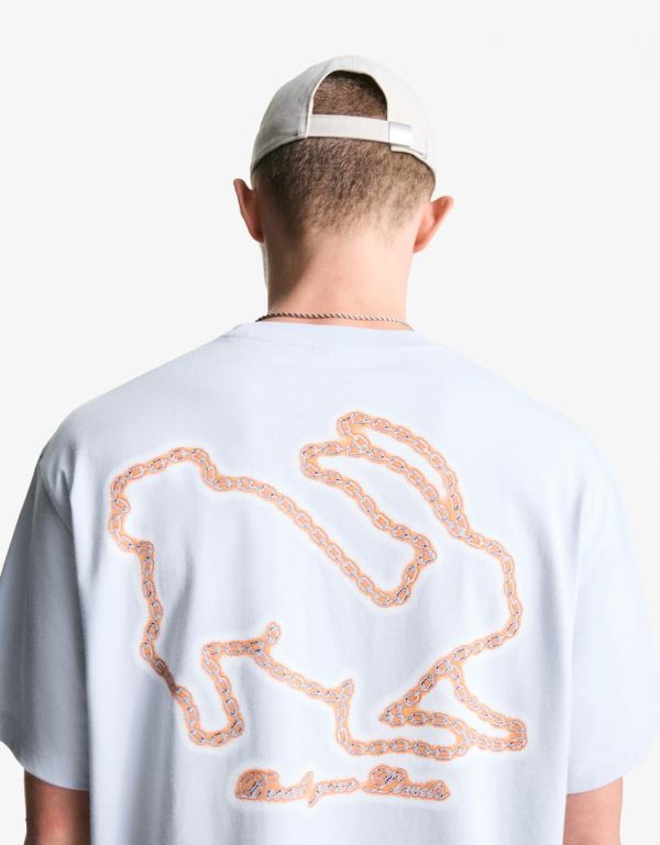 Tricou BERSHKA, albastru