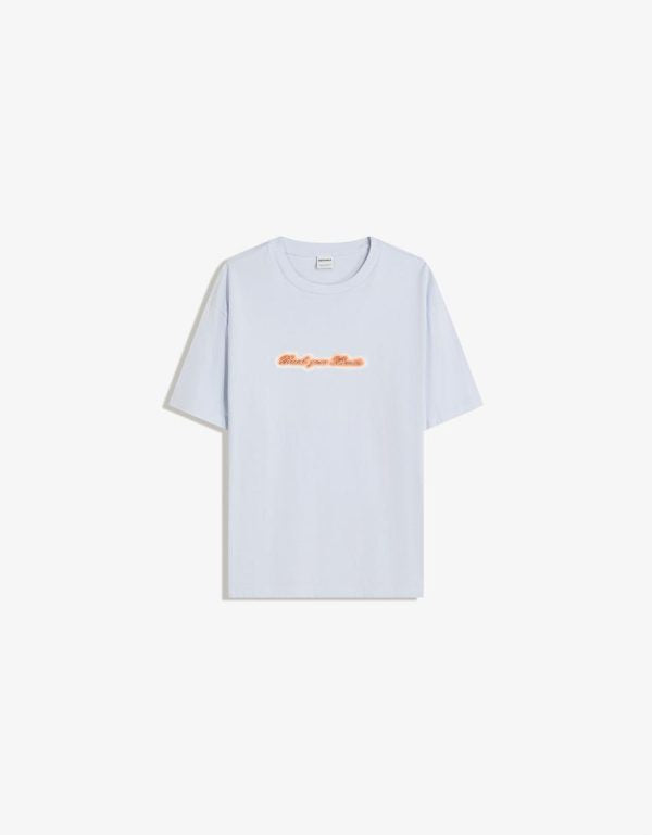 Tricou BERSHKA, albastru