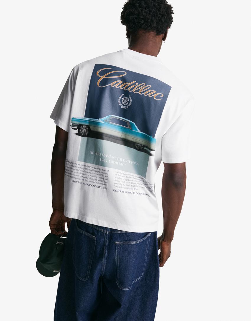 Tricou BERSHKA, alb