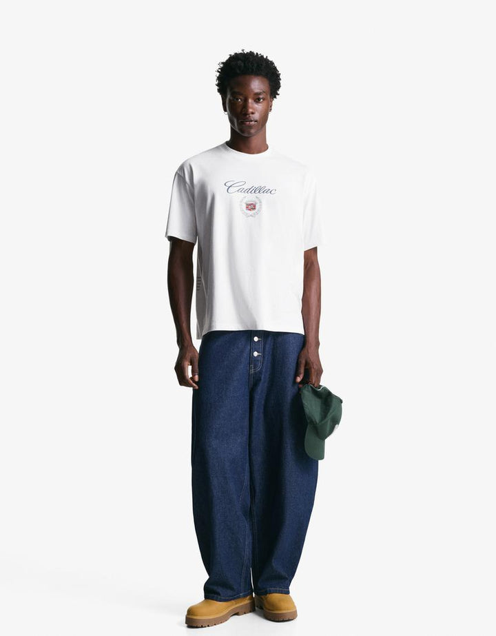 Tricou BERSHKA, alb