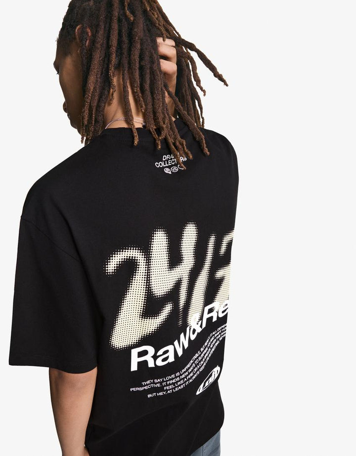 Tricou BERSHKA, negru
