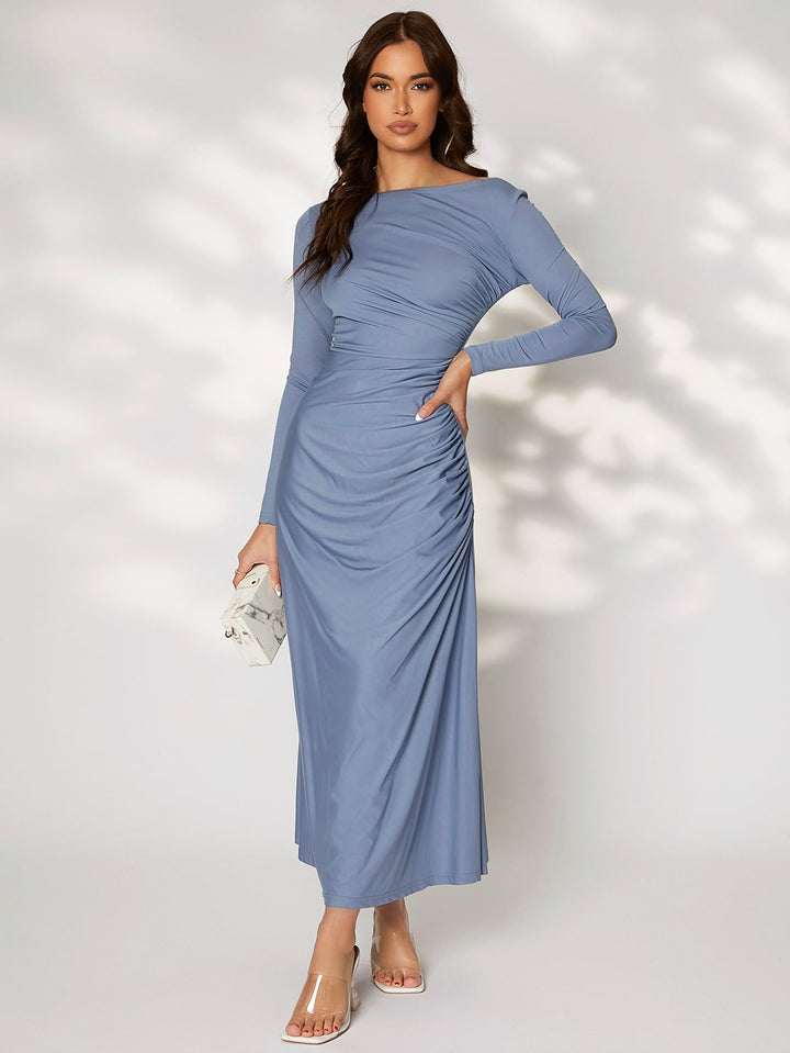 Rochie maxi SHEIN, albastru
