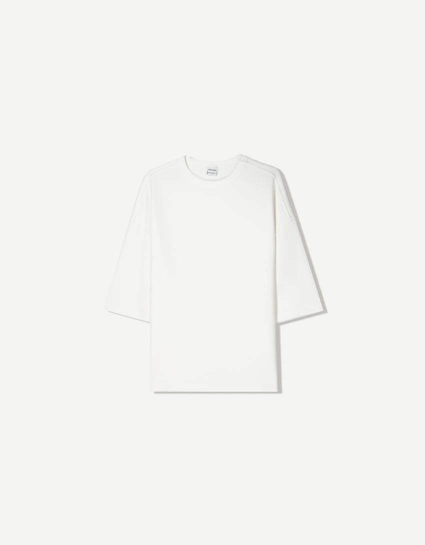 Póló BERSHKA, fehér