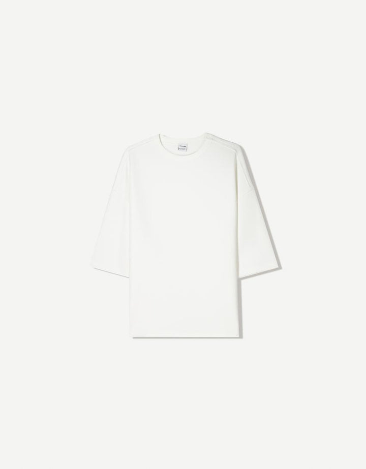 Póló BERSHKA, fehér