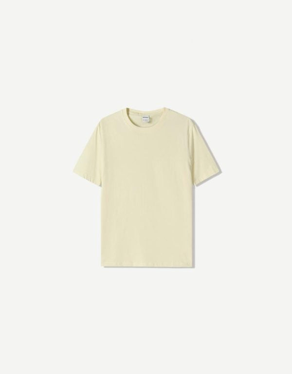 Tricou BERSHKA, galben