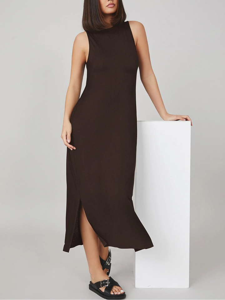 Rochie maxi SHEIN, maro