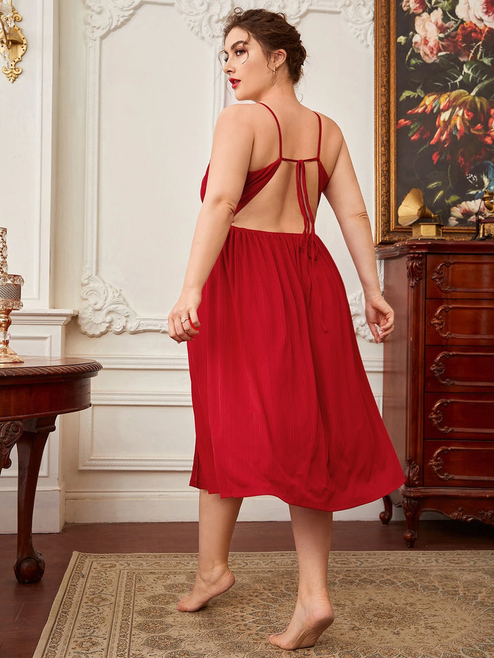 Rochie midi SHEIN, roșu