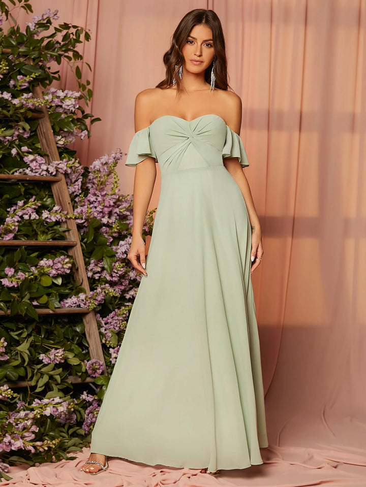 Rochie maxi SHEIN, verde