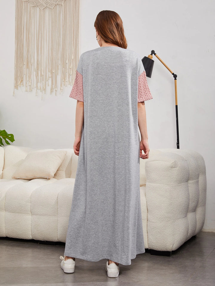 Rochie maxi SHEIN, gri