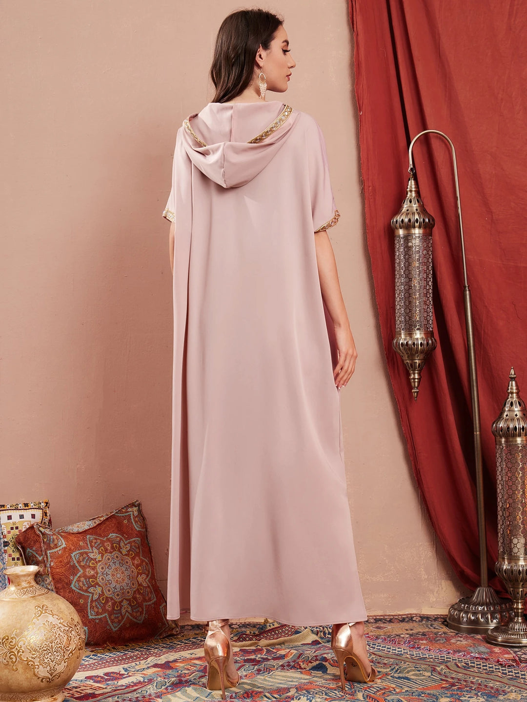 Rochie midi SHEIN, roz