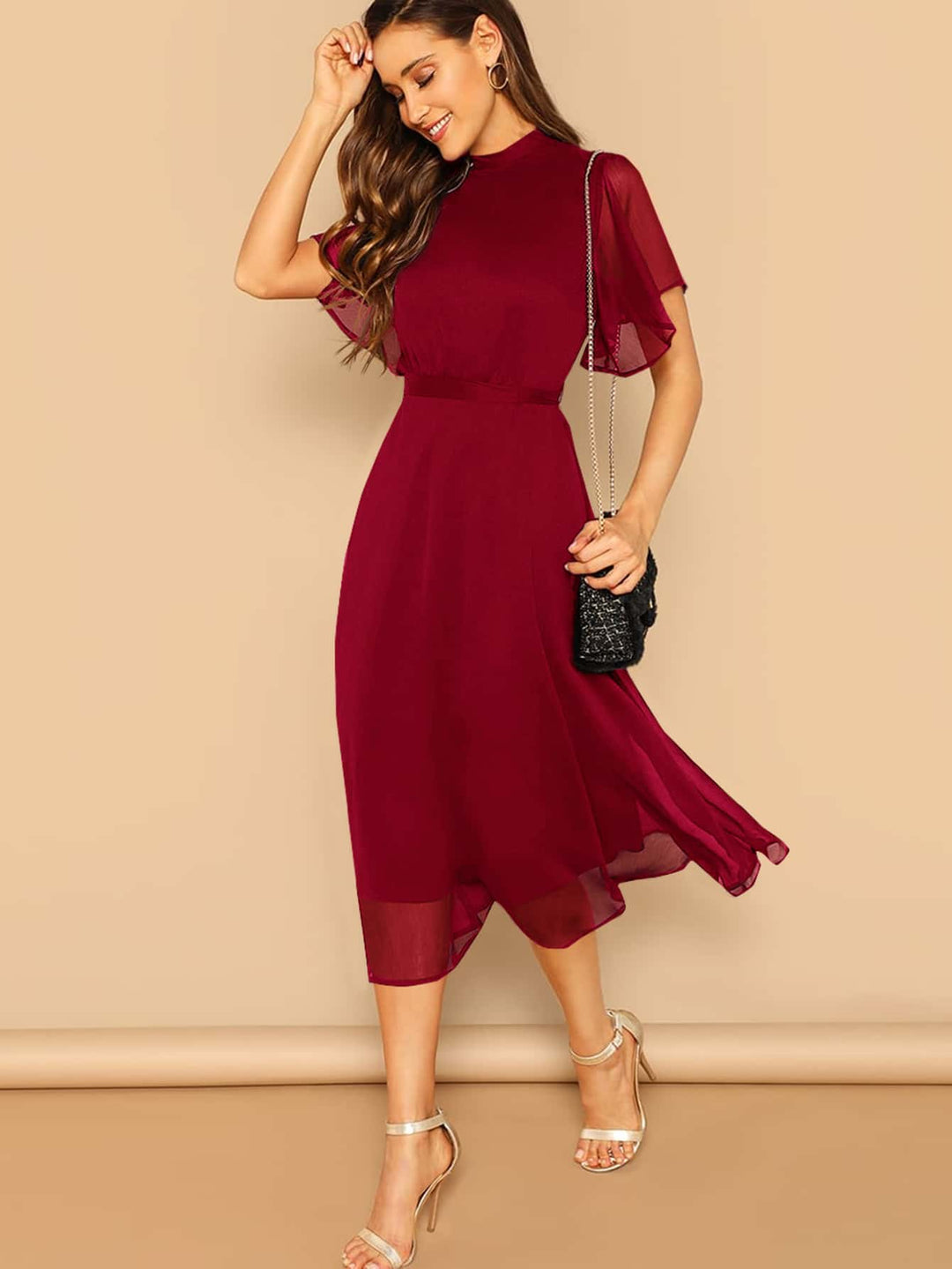 Rochie maxi SHEIN, roșu