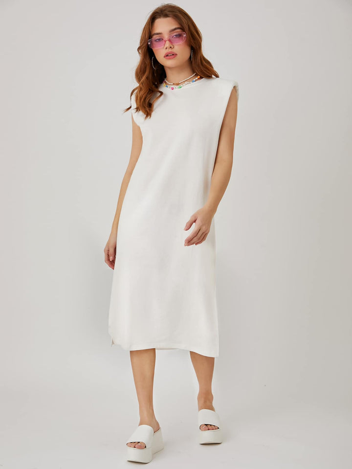 Rochie midi SHEIN, alb