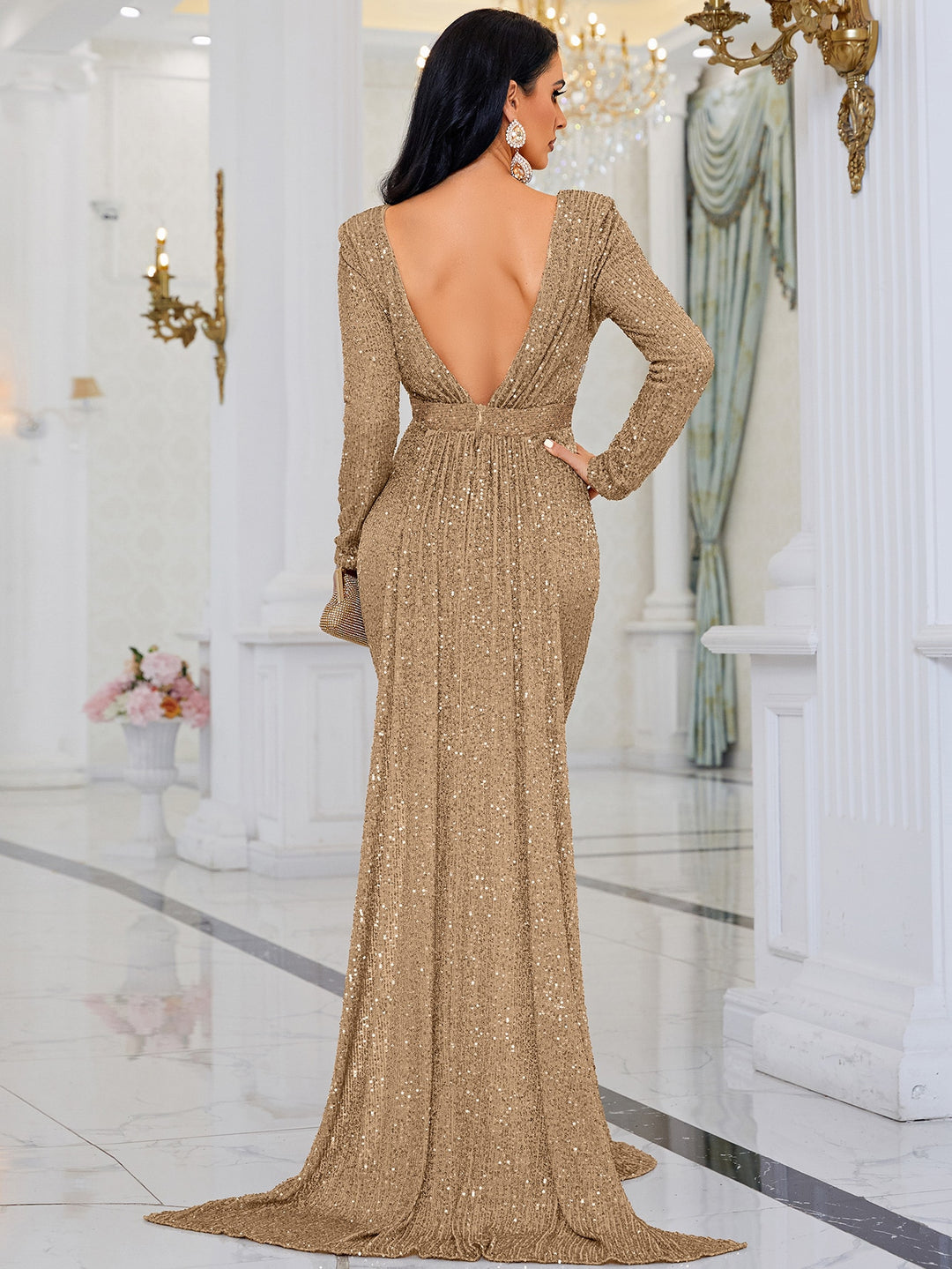Rochie SHEIN, auriu