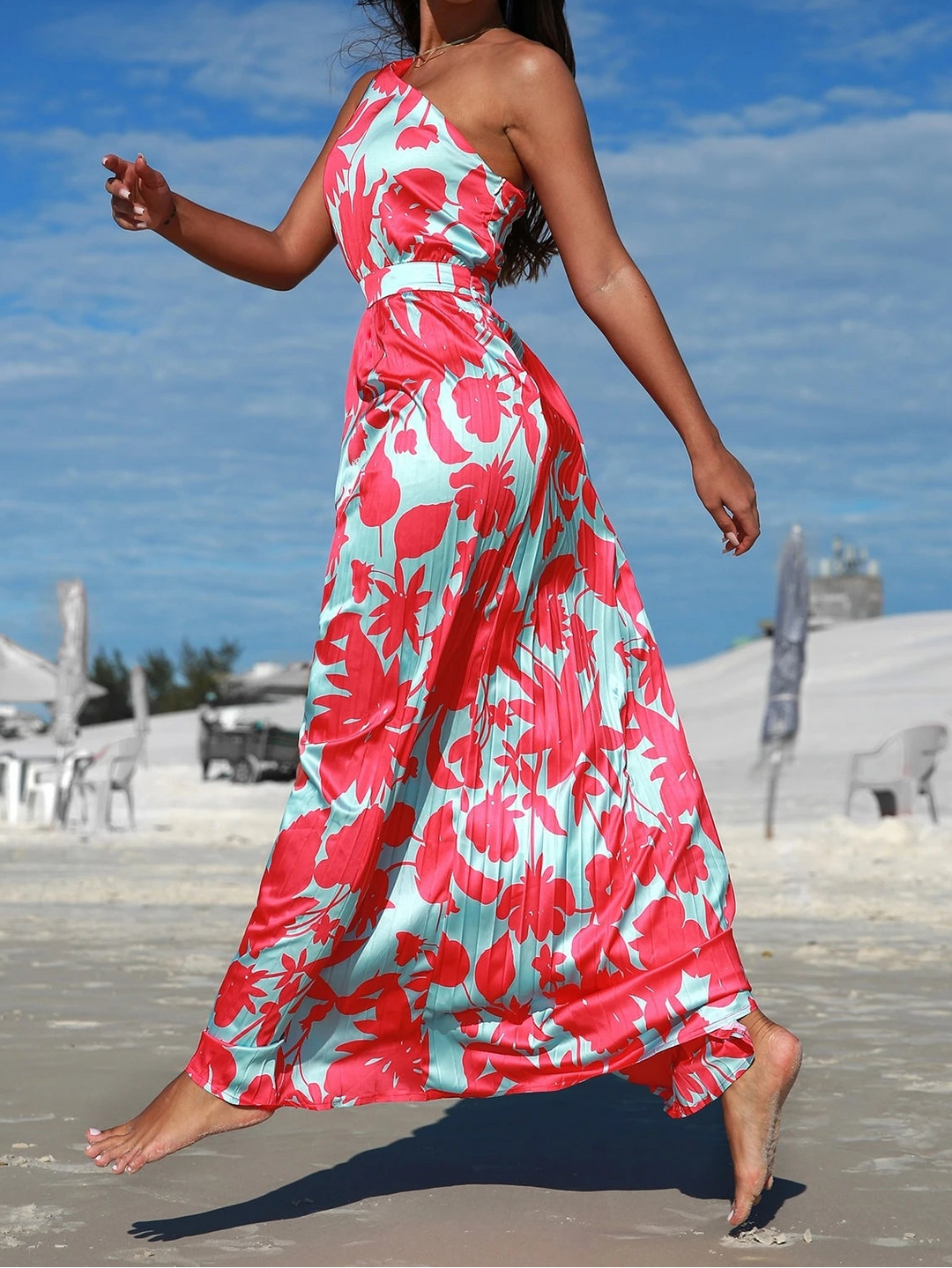 Rochie maxi SHEIN, mix culori