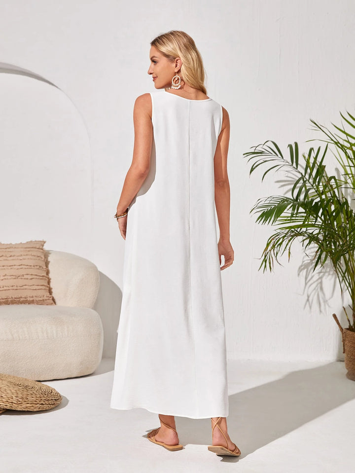 Rochie midi SHEIN, alb