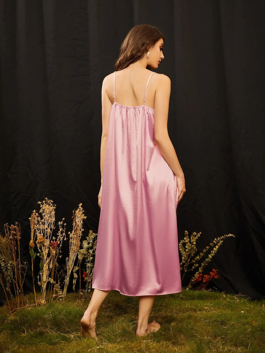 Rochie de noapte SHEIN, roz