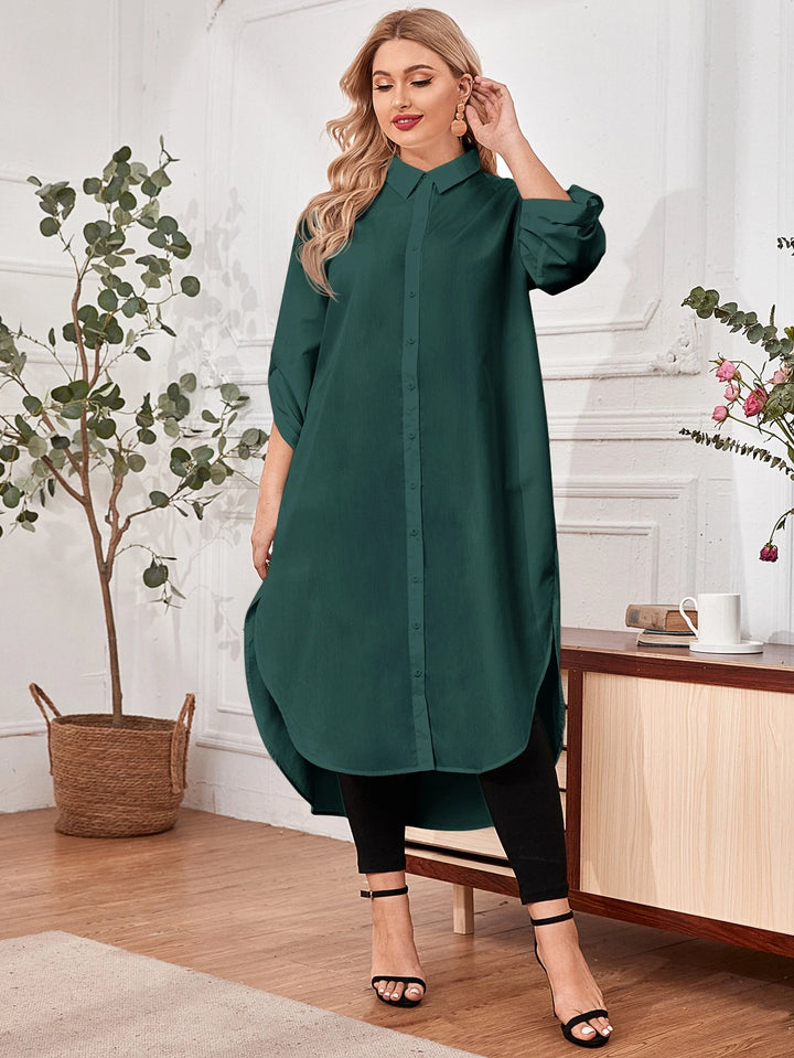 Rochie midi SHIEN, verde