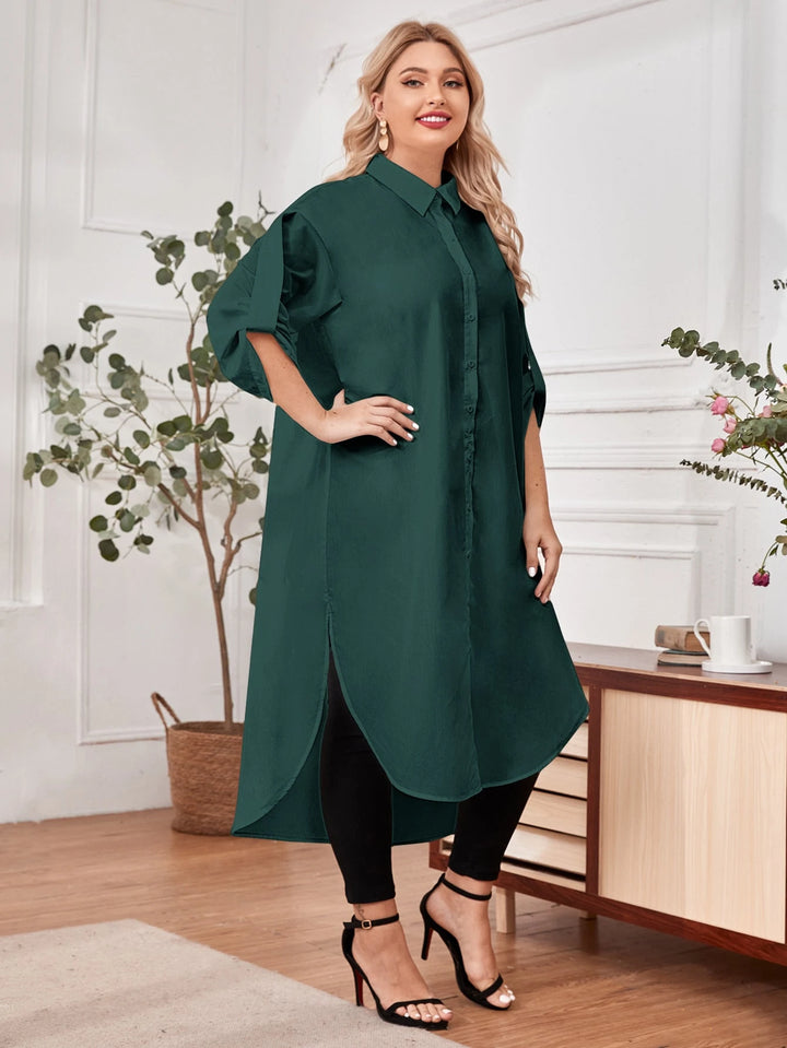Rochie midi SHIEN, verde