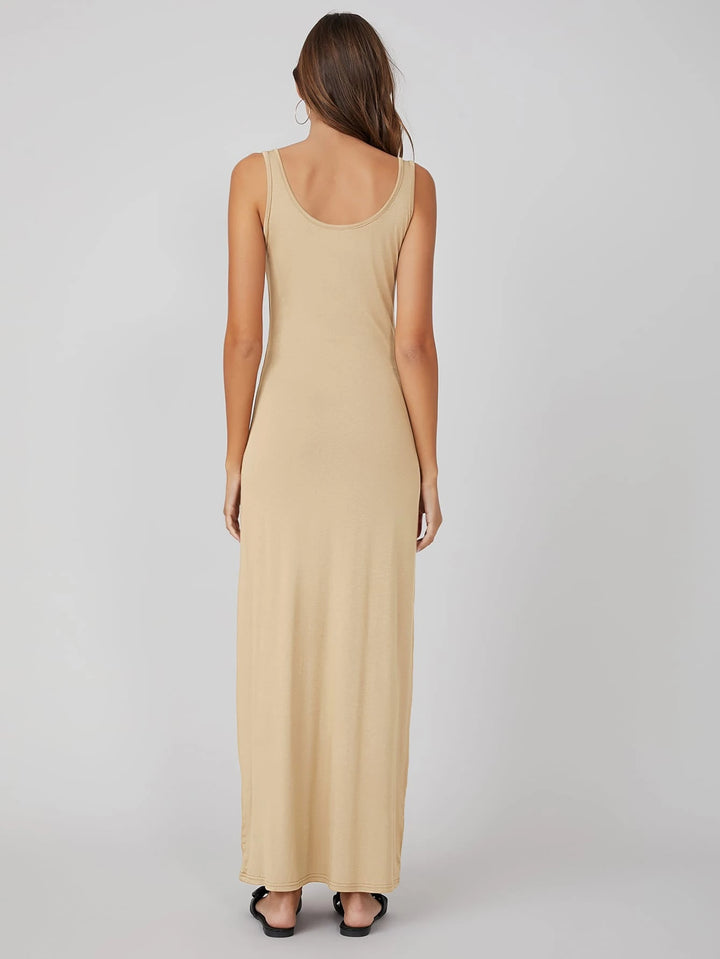 Rochie maxi SHEIN, bej