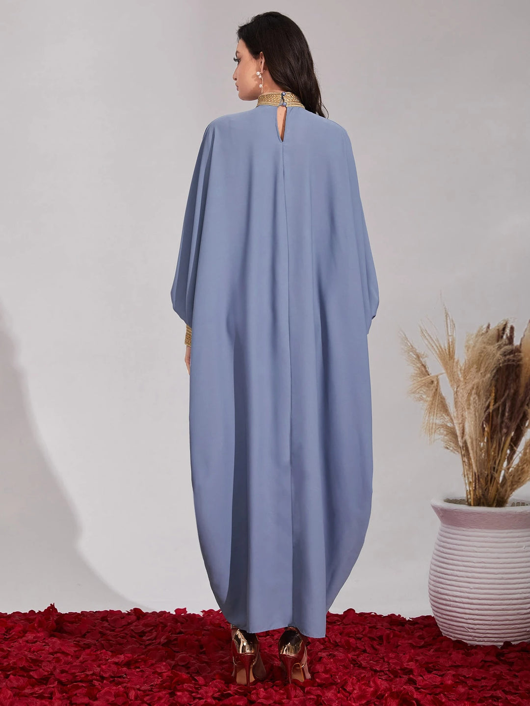 Rochie maxi SHEIN, albastru