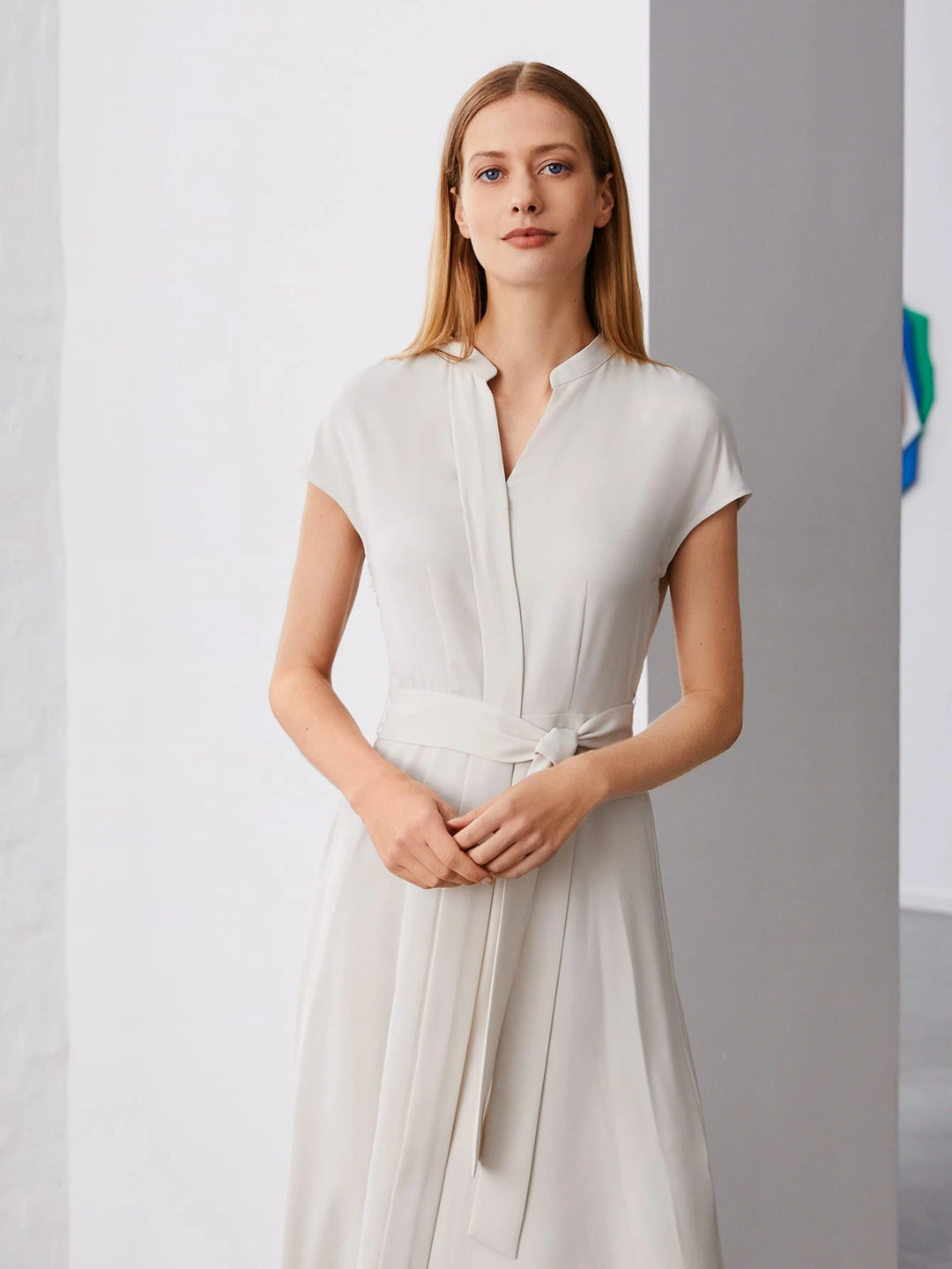 Rochie midi SHEIN, bej