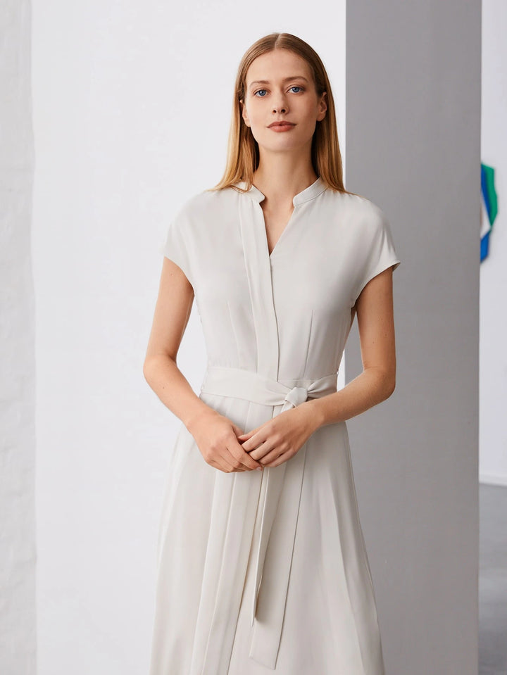 Rochie midi SHEIN, bej