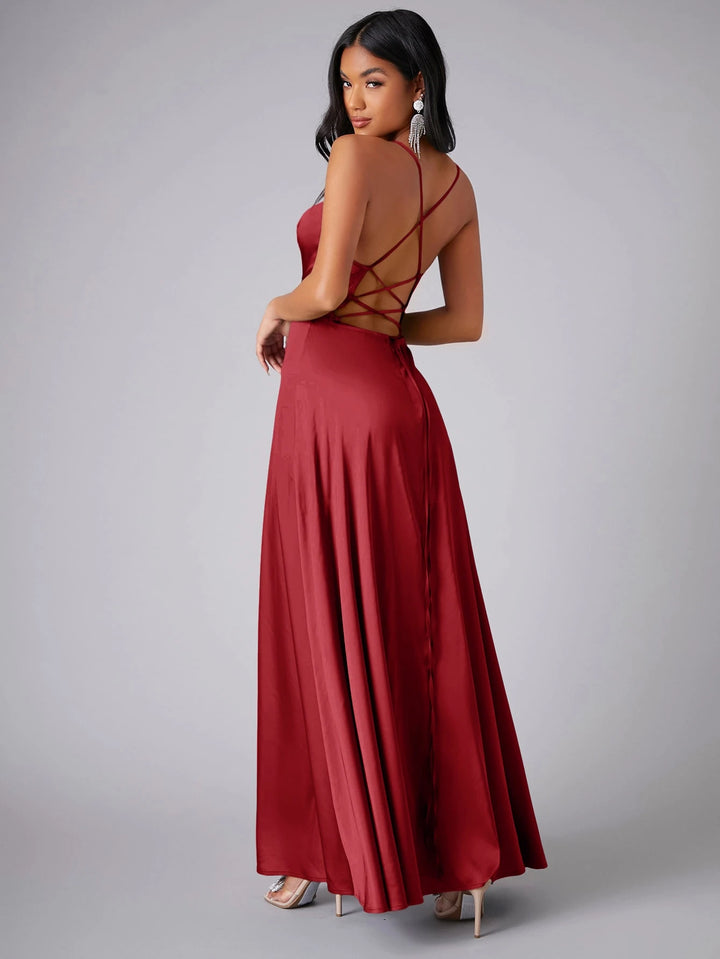 Rochie maxi SHEIN, roșu