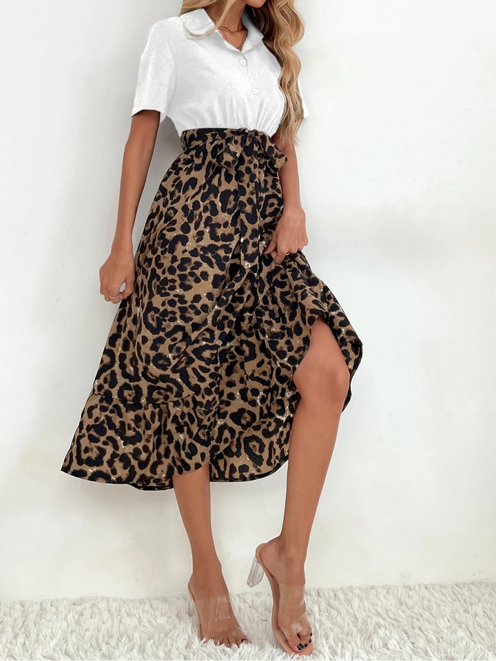 Rochie midi SHEIN, mix culori