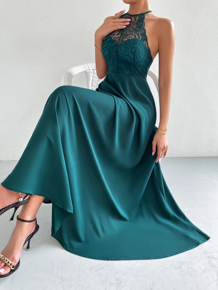 SHEIN maxi ruha, zöld