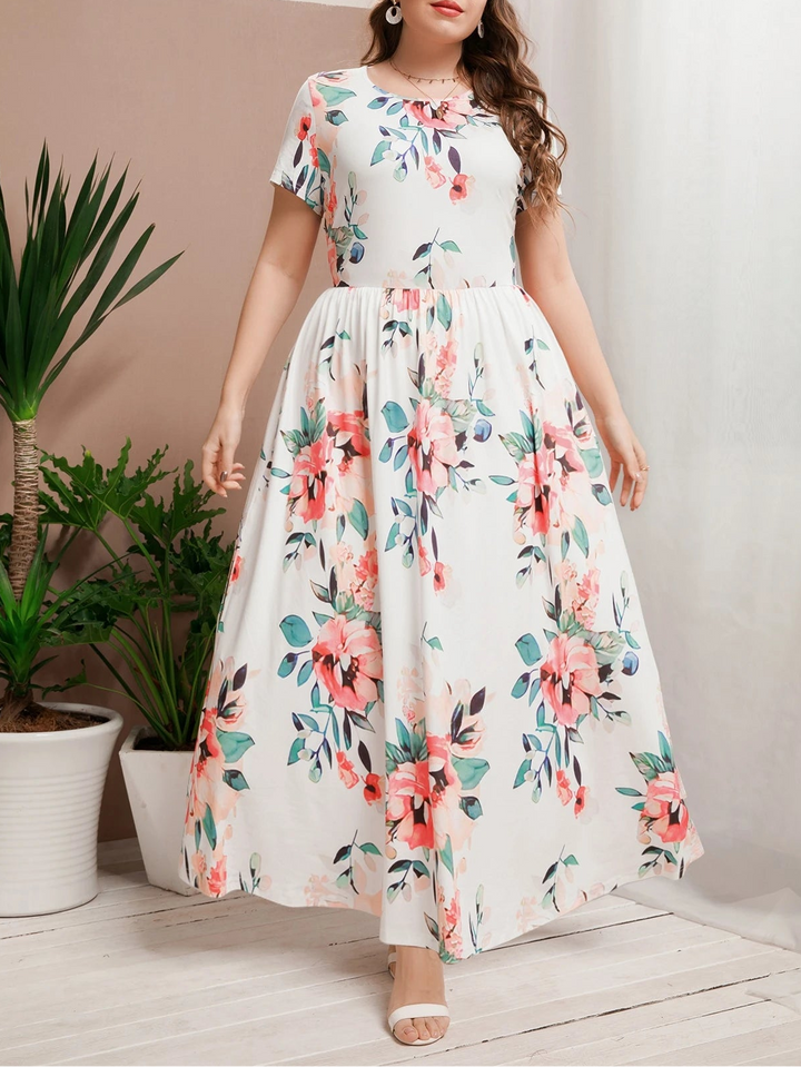 Rochie maxi SHEIN, mix culori