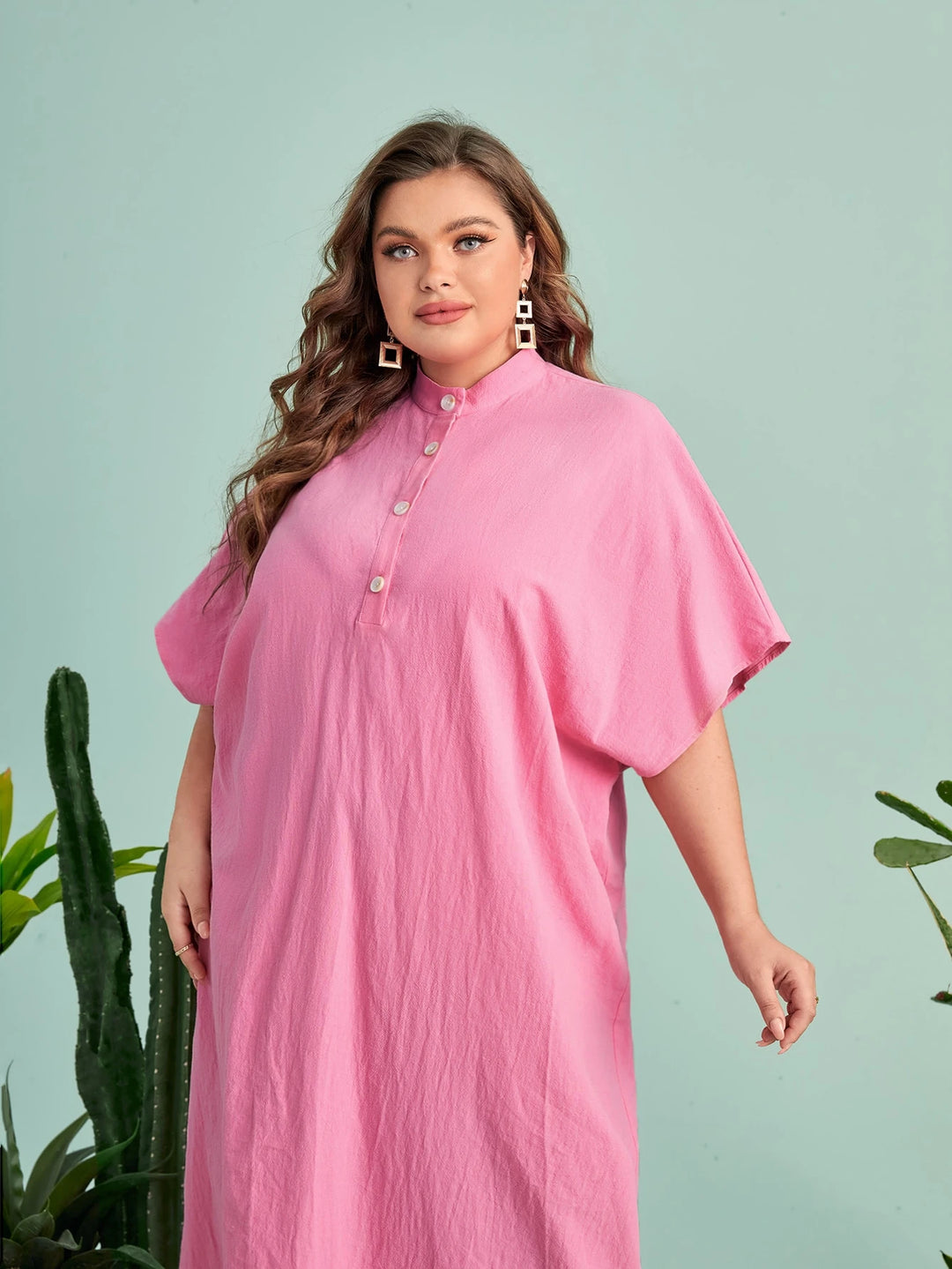 Rochie maxi SHEIN, roz